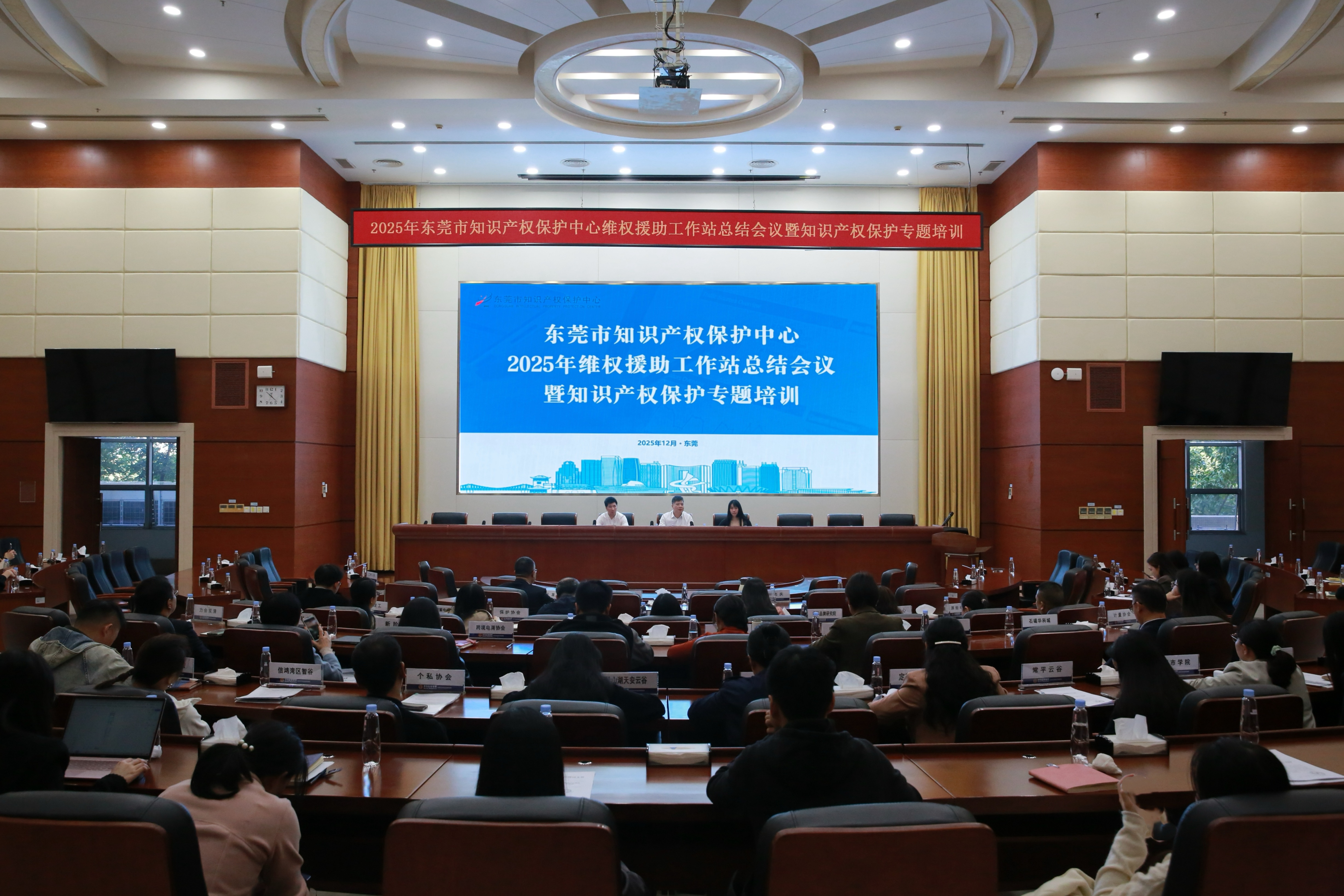 市知识产权保护中心举办2025年维权援助工作站总结会议暨知识产权保护专题培训